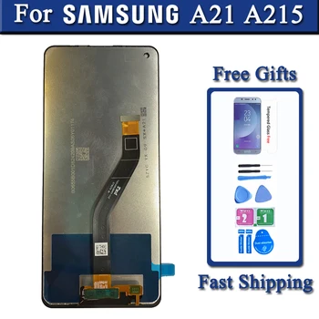 ЖК-дисплей для Samsung Galaxy A21 A215 Дисплей С сенсорным экраном Дигитайзер В сборе Для Samsung SM-A215U, SM-A215U1 LCD
