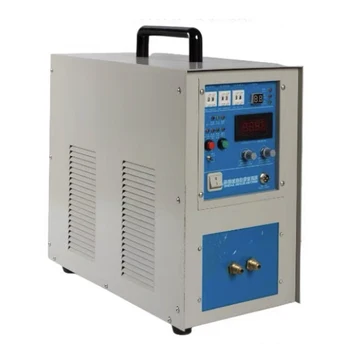 Высокочастотная печь индукционного нагрева 25 кВт 30-100 кГц, печь для плавки серебра и золота с CE