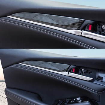 Молдинг интерьера для Mazda 6 Mazda6 2019 2020 Украшение внутренней двери автомобиля Отделка кузова Акцент Молдинг Крышка Рамка Защита для укладки