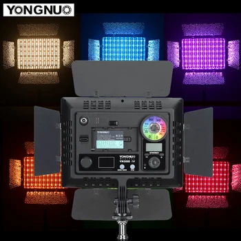 Yongnuo YN300 IV YN300IV RGB светодиодный светильник для Видеосъемки 3200-5600K RGB Полноцветная Фотопанель для камеры Canon Nikon Sony