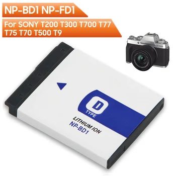 2.4Wh Литий-ионная Аккумуляторная Батарея NP-BD1 NP-FD1 Для Цифровой камеры SONY DSC-T2 TX1 T200 T300 T700 T77 T75 T70 T500 T900 T90