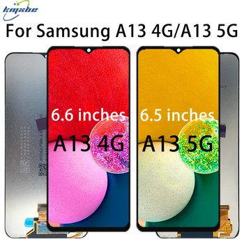 A135F Для Samsung Galaxy A13 4G Дисплей с Сенсорным экраном Дигитайзер A136B A136U В сборе с Рамкой Для Samsung Galaxy A13 5G LCD