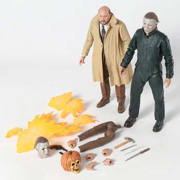 NECA Halloween 2 (1981) Доктор Лумис и Майкл Майерс 7-дюймовая фигурка 2 в упаковке
