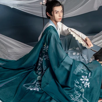 Традиционное платье Ханфу, Восточный костюм эпохи Тан, Халаты, Народная одежда Японских самураев, Древний Фехтовальщик Династии Хань, Платье Ханфу