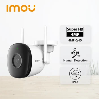 IMOU IP-камера 2C 4MP IPC-F42P WiFi Беспроводной Встроенный микрофон Открытый IP67 Всепогодный Умный Дом Безопасность Обнаружение человека