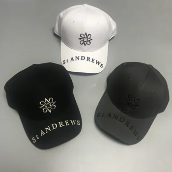 Новая японская шляпа для гольфа St Andrews, мужской и женский цилиндр с вышитыми буквами, шляпа с утиным язычком