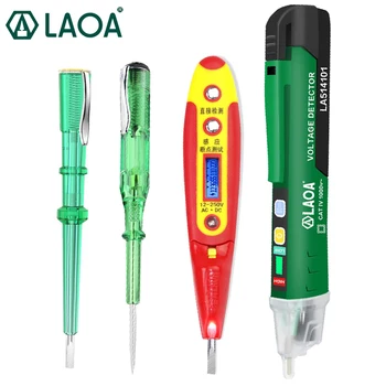 Бытовой тестовый карандаш LAOA, Многофункциональная Электрическая тестовая ручка, Инструмент для обнаружения проводов