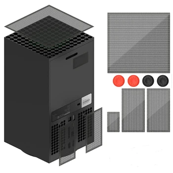 Пылезащитный чехол для Xbox Series X, Фильтр вентилятора охлаждения, Пылезащитный чехол для Аксессуаров Xbox Series X