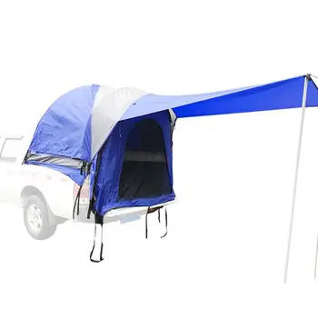 Палатка-кровать для пикапа Огнестойкие Палатки-пикапы С передним тентом Для Кемпинга 190T Огнестойкая Полиэфирная Палатка Easy