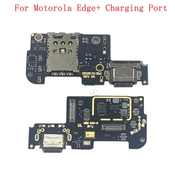 Плата разъема USB-порта для зарядки Гибкий кабель для ремонта зарядного разъема Motorola Moto Edge + Edge Plus