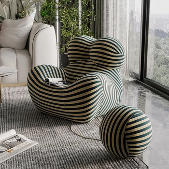 Итальянское Дизайнерское кресло Mother's Embrace FRP Hydrangea Chair Nordic Single Leisure Art Couch