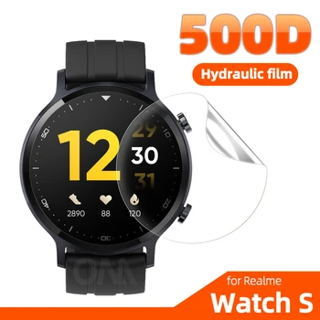 HD Защитная пленка с Полным покрытием для смарт-часов Realme Watch \ S \ S Pro Гидрогелевые защитные аксессуары Пленка (не стеклянная)