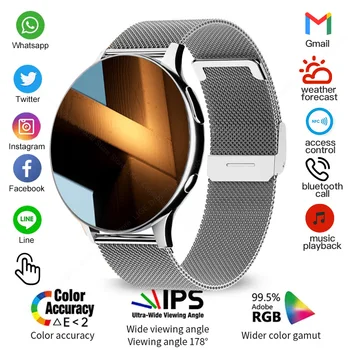 Женские смарт-часы LIGE NFC с поддержкой Bluetooth-вызова, Умные часы с поддержкой воспроизведения музыки, запись Водонепроницаемых часов IP68 Sport Fitness