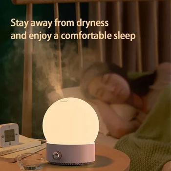 Humidifier Moon Usb Aromatherapy Atmosphere Night Light Humificador Diffuser Mute Desktop Office Home Диффузор Ароматический