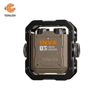 TONLISH INVA-S 03 TWS Игровые Спортивные Беспроводные Наушники Hi-Fi Стерео Bluetooth Наушники Высокого класса Вращающиеся Наушники-вкладыши INVA-S
