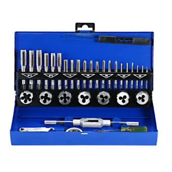 Набор метрических гаечных ключей HSS M3-M12, Ручной инструмент для нарезания резьбы, Набор бит для изготовления резьбы