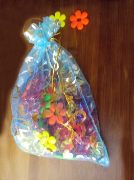 Сумки из органзы с голубым сердцем 11x16 см, 300 шт., упаковка для ювелирных изделий, сумки для показа, подарки, сумка на шнурке, сумка для ювелирных изделий, сумка для браслетов