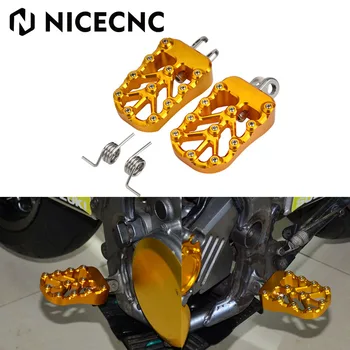 NICECNC Подставка Для Ног Подножки Подножки Для Ног Педаль Для Suzuki DRZ400 DRZ400E DRZ400S DRZ400SM 2000-2021 Аксессуары Для Мотоциклов