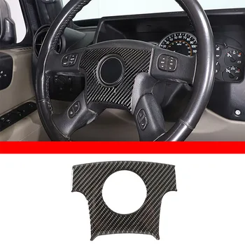 Наклейка с логотипом на руль автомобиля из мягкого углеродного волокна для Hummer H2 2003-2007, аксессуары для интерьера автомобиля