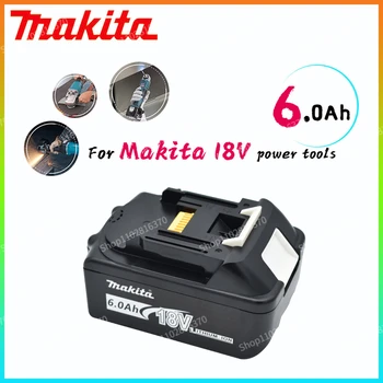 6.0Ah BL1830 18V Makita 100% Оригинальный BL1815 BL1860 BL1840 194205-3 Литий-ионный аккумулятор, Сменный Аккумулятор для электроинструмента