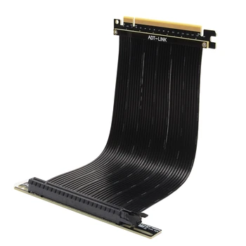 Новый Черный кабель PCIe 3.0 X16 Riser Cable GEN3 Удлинитель видеокарт PCI Express 3.0 16x Универсальный игровой графический процессор для корпуса ATX