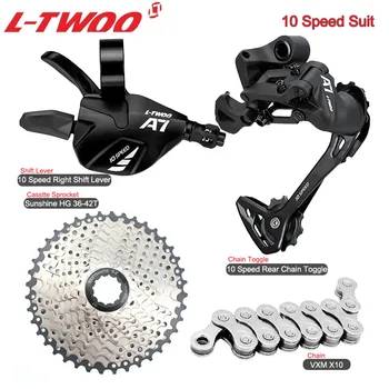LTWOO A7 1X10 Комплект Переключателей Скоростей для MTB Велосипедного Костюма Sunshine 36/42 T Casstte Звездочка VXM X10 Цепь для Горного Велосипеда