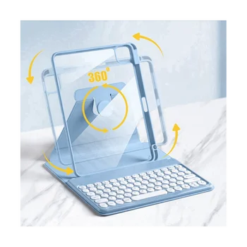 Беспроводная Bluetooth-клавиатура для iPad Air5 PRO Generation Case 10,9-дюймовая Bluetooth-клавиатура со слотом для ручки, A