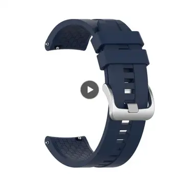 Дышащий ремешок для часов, Регулируемый сменный браслет, мягкий 22 мм ремешок для смарт-часов Realme Watch, 2 силиконовых ремешка, приятных для кожи