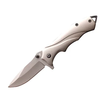 Высококачественный складной нож из титана и нержавеющей стали для улицы, карманный нож, Охотничий нож, EDC, тактические ножи для выживания