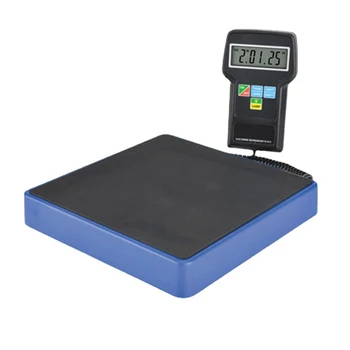 Цифровые весы для заправки хладагента RCS-7040, Высокоточные портативные весы для заправки хладагента фреоном с футляром, измерительный инструмент