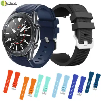 22 ММ силиконовый ремешок для Samsung Galaxy Watch 3 45 мм ремешок для умных часов Браслет-напульсник ремешок для часов Garmin Vivoactive 4