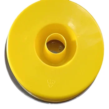 5ШТ желтая круглая кормушка для пчел, кормушка с круглым верхом, кормушка для воды, кормушка для улья