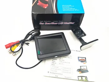 Тестер безопасности Автомобильный Монитор Высококачественный 3,5-дюймовый HD черный TFT ЖК-монитор заднего вида DVD-дисплей
