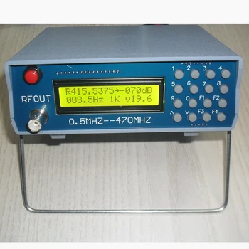 Генератор радиочастотного сигнала 0,5-470 МГц, измеритель, тестер для отладки FM-радио, портативной рации