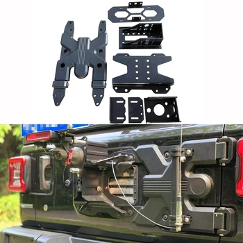 Монтажный комплект для Крепления запасного колеса из алюминиевого Сплава для Jeep Wrangler JL 2018-2020 LANTSUN JL1132