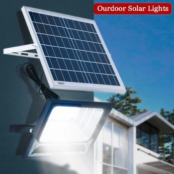 Водонепроницаемый IP65, солнечный датчик движения, настенный светильник, уличные солнечные светильники высокой яркости с регулируемой панелью для сада