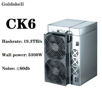 Новый Goldshell CK6 Nervos Network 19,3 Ч/с ± 5%|3300 Вт ± 5%|0,17 Вт/м ASIC Miner Суперкомпьютерный сервер CKB Miner, чем CK LITE CK5