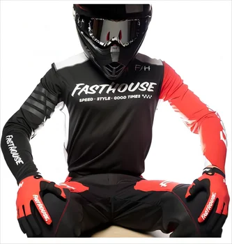 Майка для мотокросса Fasthouse Ciclismo Hombre DH MOTO MTB MX Майка для Скоростного спуска MTB Джерси Для Бездорожья