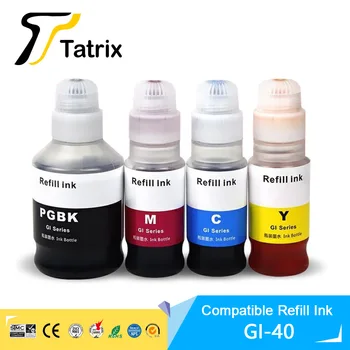 Совместимые чернила для заправки бутылок Tatrix GI-40 GI40 на водной основе для Canon PIXMA G5040 G6040 tinta para impresora для печати чернилами