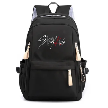 KPOP Stray Kids, большой вместительный водонепроницаемый студенческий школьный рюкзак, корейская нейлоновая многофункциональная мужская и женская дорожная сумка для ноутбука