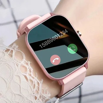 2023 Новые GT20 Bluetooth Call Женские Смарт-часы 1,69 Дюймов с Полным сенсорным экраном, Модные Часы для Измерения артериального Давления, Спортивные Умные Часы Для Женщин