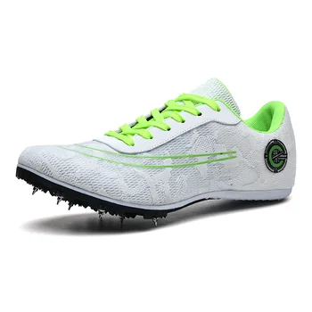 Мужская обувь для легкой атлетики, Женские Кроссовки с шипами, Спортивная обувь для бега, легкая Спортивная обувь для гонок, Размер 35-45