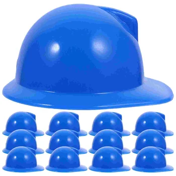 20 шт. Мини-кукол, миниатюрная каска, модель мини-строительной шляпы для декора