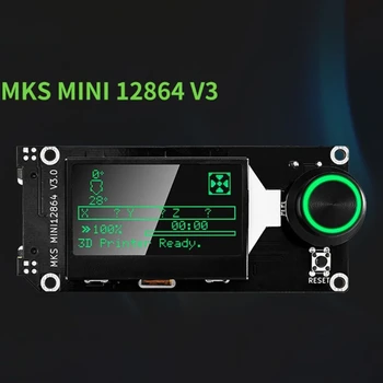 МИНИ-12864 ЖК-дисплей, модуль экрана для боковой вставки SD-карты-для 3D-принтера DIY M76A