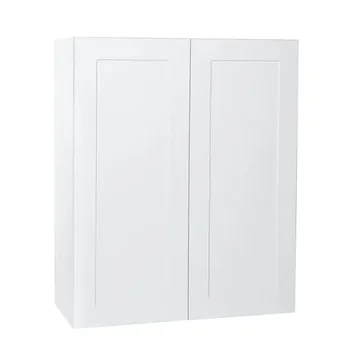 Шкафы быстрого монтажа С регулируемыми полками, Белый настенный шкаф с шейкером (27 дюймов по Ш x 12 Г x 36 дюймов В) Картотечный шкаф Cabinet Fi