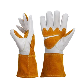 1 Пара Рабочих сварочных перчаток, защита рук, защита от проколов, износостойкие садовые перчатки, перчатки для одежды