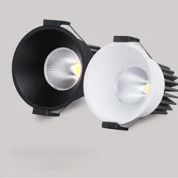 Супер Яркий Встраиваемый светодиодный светильник COB 5 Вт 7 Вт 10 Вт Теплый Белый Природный Белый Холодный Белый Встраиваемый светодиодный светильник Spot Light