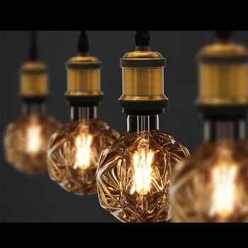 Лампа G120 Lotus Edison LED Лампа накаливания 220V 4W E27 Ретро-Люстра Теплый свет Для дома/Спальни Промышленное украшение
