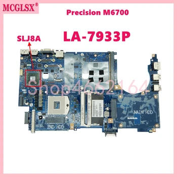 LA-7933P SLJ8A DDR3 Материнская плата Для Ноутбука Dell Precision M6700 Материнская плата ноутбука CN 0DKT5Y 0P7V6Y 100% Протестирована нормально