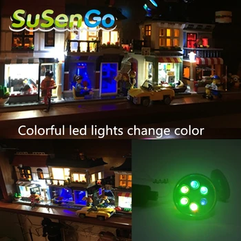 Аксессуары для дома SuSenGo, красочный светодиодный светильник, набор строительных блоков, модель, набор игрушек для украшения